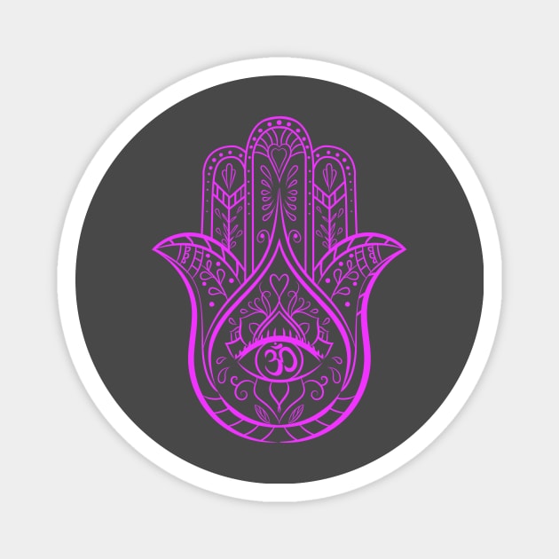 Hamsa Hand Magnet by Freakquencys